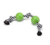 PETIQUE Durable Rope and Chew Dog Toy - Natural Hemp Rope Toy for Dogs