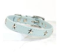 Petiquette Collars Star Dog Collar - 23” - 26” | 1.25" wide - Peanut Butter - Leather