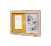 Petit Artichaut Classic Frame with Hand & Foot Imprints - Daisy Ochre