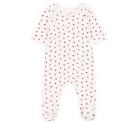Petit Bateau Baby A09IP Sleep Well Pajamas, Marshmallow/TERKUIT, 0 Months