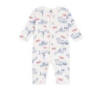 Petit Bateau Baby A0CSV Sleep Well Without feet, White/Multicolor, 12 Months
