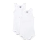 Petit Bateau Baby Boys’Sleeveless Bodysuits (Pack of 2) , Variant 1, 0-3 months