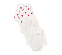 Petit Bateau Baby Girls A00az Long Sleeve Newborn Body (pack of 3)