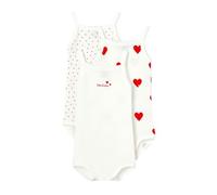 Petit Bateau Baby Girls’Strappy Body (Pack of 3) , Variant 1, 6 months