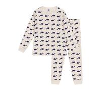 Petit Bateau Boy's A0DBO Sleepsuit, Beige/Blue, 2 Years