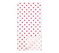 Petit Bateau Cotton Baby Swaddle with Heart Print Red