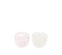 Petit Bateau floral-print bibs (set of two) - Pink One Size