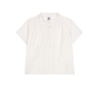 Petit Bateau Girl's A0dcl Short Sleeve Blouse, White, 4 years