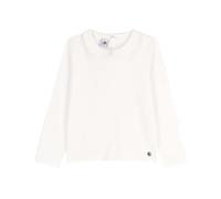 Petit Bateau Girl's Long Sleeve T-Shirt, White Marshmallow, 12 years