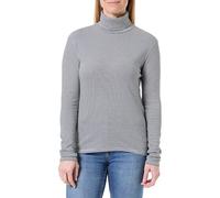 Petit Bateau L'ICONIQUE Women's Cotton Turtleneck T-Shirt, Smoking/Marshmallow, S