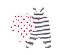 Petit Bateau Marshmallow/smoking mixed day clothing, 18 months