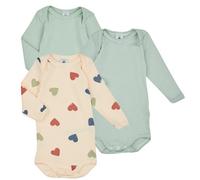 Petit Bateau Sleepsuits BODY US ML PACK X3 in Green 24 months