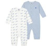 Petit Bateau Sleepsuits DORS BIEN X 2 in Blue 6 months