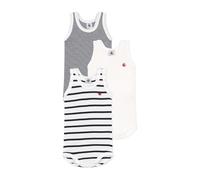 Petit Bateau Unisex Babies’Sleeveless Body (Pack of 3) , Variant 1, 24 months