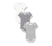 Petit Bateau Unisex Baby A01tc Short Sleeve Striped Body (pack of 3)