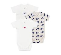 Petit Bateau Unisex Baby A0cd1 Short Sleeve Birth Bodysuits, Variant 1, 0 months