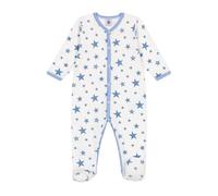 Petit Bateau Unisex Baby A0ckj Sleep well, White/Blue, 6 months