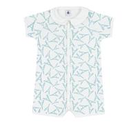 Petit Bateau Unisex Baby Nightwear, Marshmallow/Mimi, 12 Months