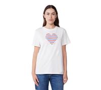 Petit Bateau Women’s A0csk Short Sleeve T-Shirt, White, XS