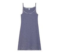 Petit Bateau Women’s Babydoll, Blue Smoking / White Marshmallow, I