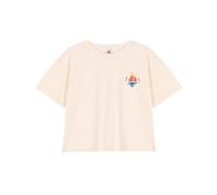 Petit Bateau Women’s Short Sleeve T-Shirt, White Avalanche, XS