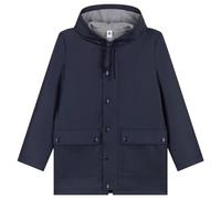 Petit Bateau Women’s Waxed Coat, Blue Smoking, XS