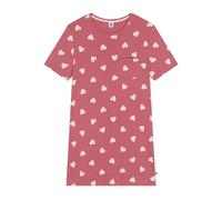 Petit Bateau Women's A0CUY Short Sleeve Nightgown, Pink/White, M