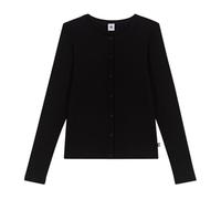 Petit Bateau Women's A0D06 Cardigan Sweater, Black, XS