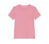 Petit Bateau Women's A0D3P Short Sleeve T-Shirt, Peony/Marshmallow, XXS