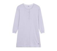 Petit Bateau Women's Striped Cotton Nightgown, Squaw/Marshmallow, S