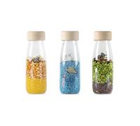 PETIT BOUM - Pack of 3 Nature Sensory Bottles | A Microcosm in Each Bottle | Discover, Listen & Learn | Sensory Stimulation | Sensory Bottles for Kids