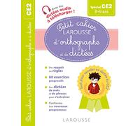 Petit cahier LAROUSSE d'orthographe et de dictées CE2