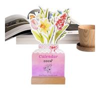 Petit Calendrier De Bureau 2026, Calendrier Mensuel Avec Pages D?tachables, Planificateur Compact Pour Organisation Quotidienne, Accessoire Pratique De Bureau Ou Maison, Agenda De Table ?l? Pour P
