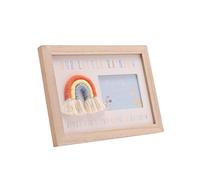 Petit Cheri Baby Scan Frame - Our Little Rainbow | Precious Memories photo frame for baby boys and girls; perfect for new born, baby shower and birth gifting. H17cm x W22cm