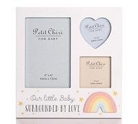 Petit Cheri Collage Photo Frame with Rainbow Surrounded with Love