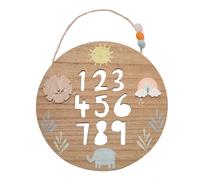 Petit Cheri Numbers Plaque 20cm-22cms