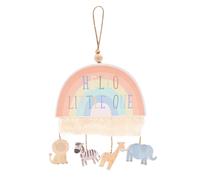 Petit Cheri Rainbow Animal Plaque - Little One