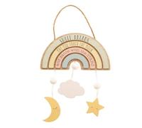 Petit Cheri Rainbow Hanging Plaque Sign Sweet Dreams