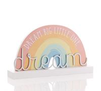 Petit Cheri Rainbow Plaque "Dream Big Little One"