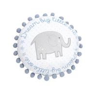 Petit Cheri Round Cushion - Blue