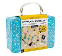 Petit Collage Animal Glam Wood Jewellery Set Craft Kit Activity Set to Make
