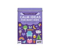 Petit Collage: Calm Ideas for Busy Kids | 50 Calm Ideas for your child to Calm Down | Pick a Card Out of the Tin for a New Activity | For Ages 4+: Mindful Edition