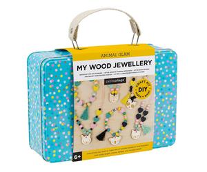 Petit Collage DIY Kit My Wood Jewellery Jewelry