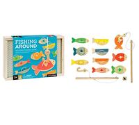 Petit Collage Fishing Around Wooden Game (one piece), Multicoloured, One Size