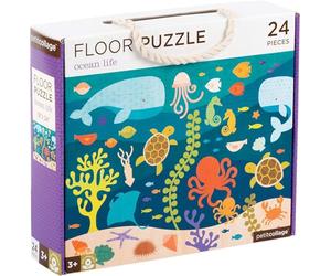 Petit Collage Floor Puzzle | Ocean Life