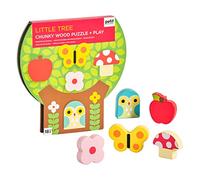 Petit Collage Little Tree Chunky Wood Puzzle + Play