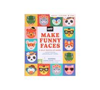 Petit Collage: Make Funny Faces | MESH Game for Learning Emotions| Be the First to Make 3 Faces | Includes 10 Animal Faces and over 60 Accessories & Features | Great for 2-3 Players and Ages 4+