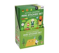 Petit Collage Mini Sticker Set | Little Campers | Features 2 Scenes and Over 50 Stickers | On The Go Fun for Ages 3+