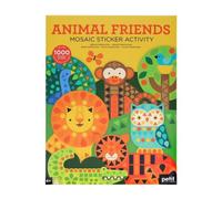 Petit Collage Mosaic Sticker Activity: Animal Friends Stickers Book Petit Collage Multicolor