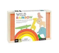 Petit Collage Wild Rainbow Wooden Balancing Game Silver